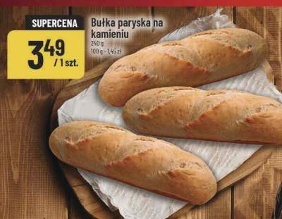 Bułka paryska na kamieniu promocja w POLOmarket