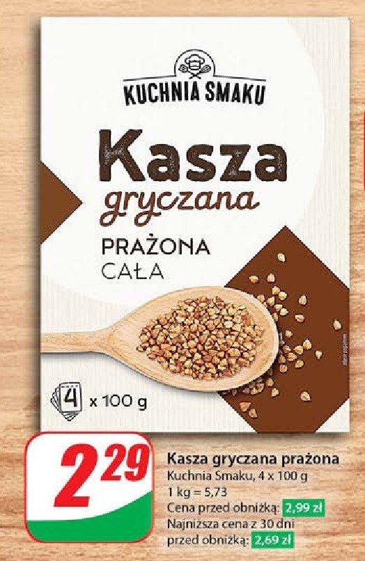 Kasza gryczana prażona Kuchnia smaku promocja w Dino