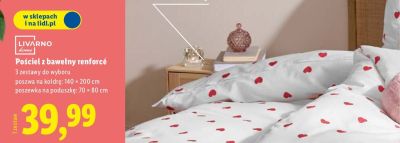 Pościel z bawełny renforcé 140 x 200 cm promocja w Lidl
