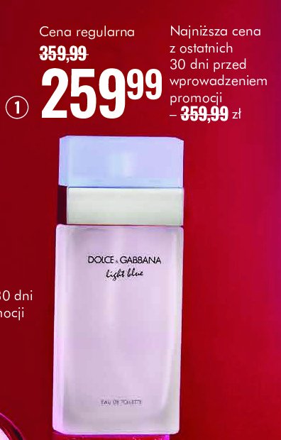 Woda toaletowa DOLCE&GABANNA LIGHT BLUE promocja