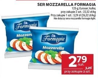 Ser mozzarella FORMAGIA promocja w Stokrotka
