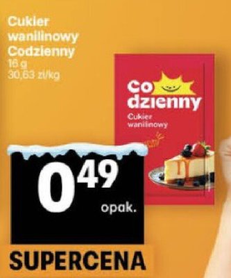 Cukier wanilinowy Codzienny promocja w Delikatesy Centrum