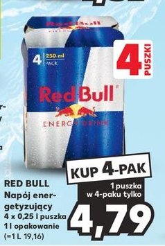 Nap贸j energetyczny Red bull promocja