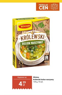 Bulion warzywny Królewski promocja w Biedronka