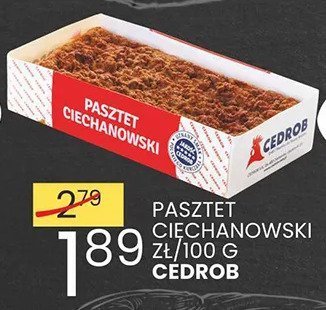 Pasztet ciechanowski Cedrob promocja w Wafelek