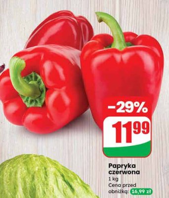 Papryka czerwona promocja w Dino