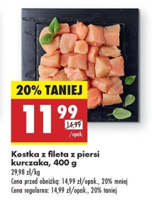 Kostka z fileta z piersi kurczaka promocja