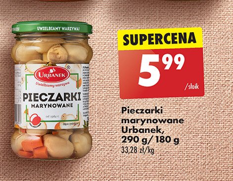 Pieczarki marynowane Urbanek promocja