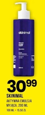 AKTYWNA EMULSJA SKINIMAL MYJĄCA 200 ML promocja w Drogerie Natura