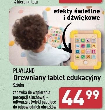 Tablet drewniany edukacyjny Playland promocja