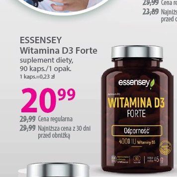 Witamina d3 forte Essensey promocja