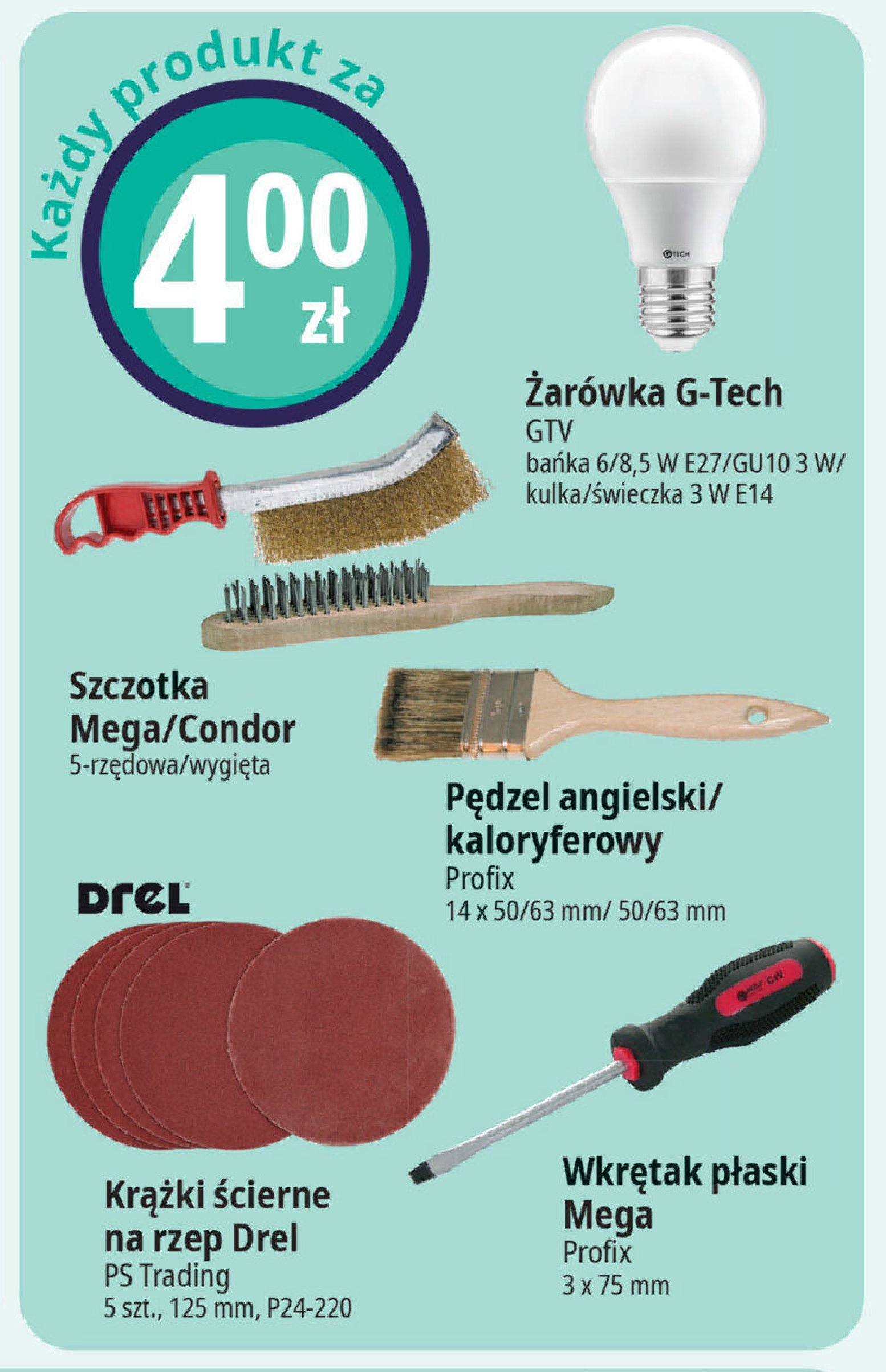 Pędzel kaloryferowy 14 x 63 mm Profix promocja