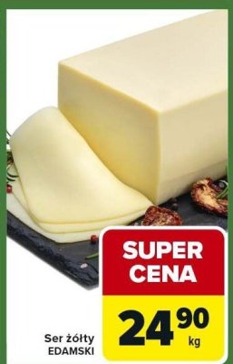 Ser żółty EDAMSKI promocja w Carrefour Express