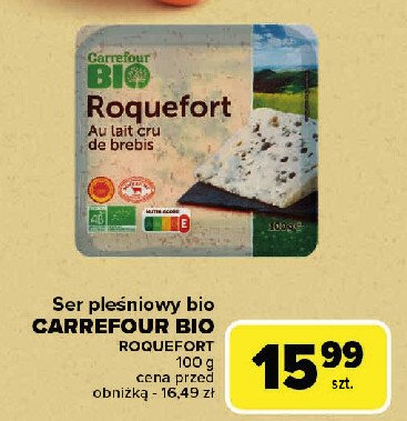 Ser roquefort Carrefour bio promocja w Carrefour