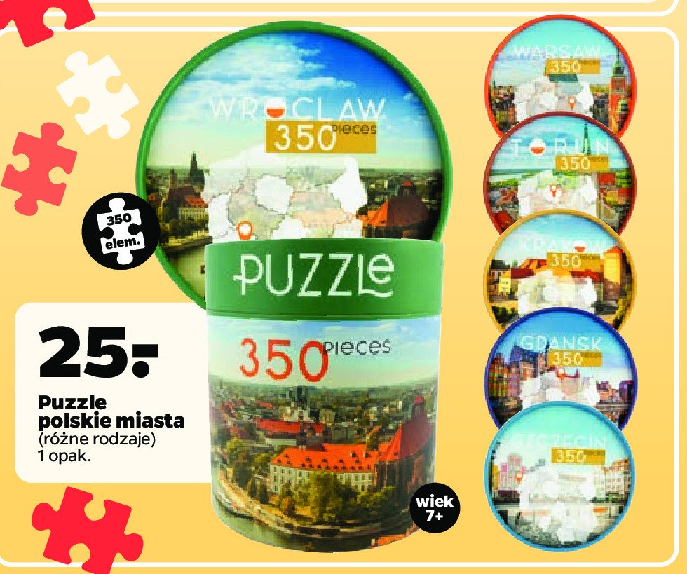 Puzzle 350 el. toru艅 promocja