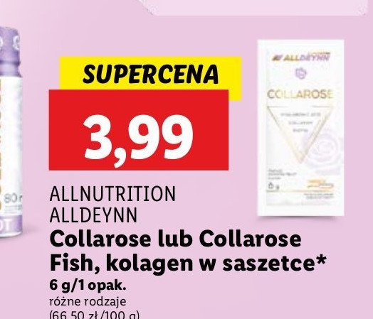 Kolagen collarose Allnutrition promocja