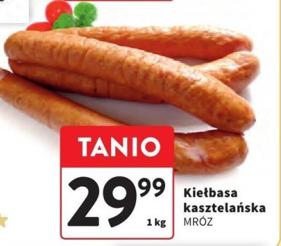 Kiełbasa Kasztelańska MRÓZ promocja w Intermarche