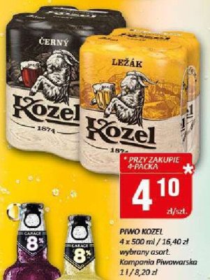 Piwo Garage 400ml różne rodzaje promocja w Chorten