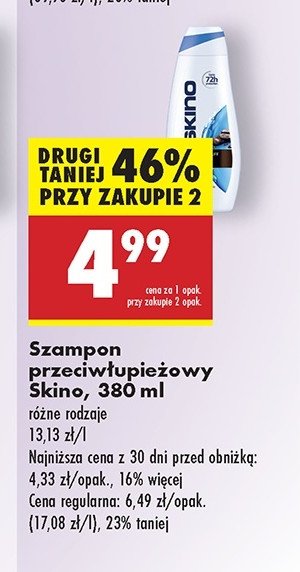 Szampon przeciwłupiezowy Skino promocja w Biedronka