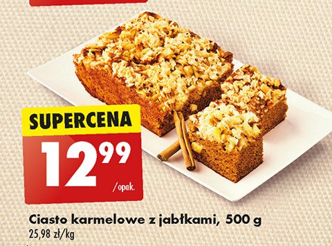 Ciasto karmelowe z jabłkami promocja w Biedronka