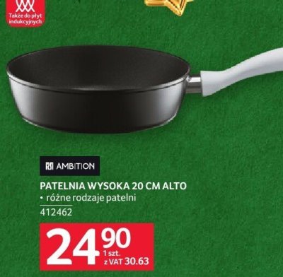 Patelnia Wysoka 20 cm Alto różne rodzaje patelni promocja w Selgros