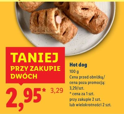 Bu艂ka hot dog francuski Dakri promocja w Lidl