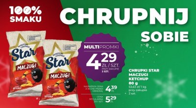 Chrupki Star Maczugi Ketchup promocja w Duży Ben