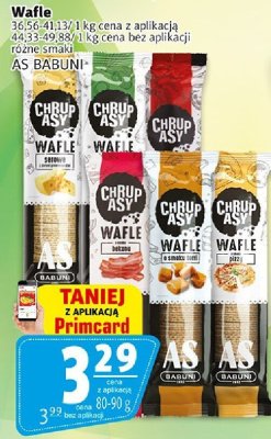 Wafle AS BABUNI promocja w Prim Market