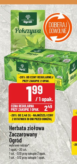 Herbata ziołowa pokrzywa Zaczarowany ogród promocja w POLOmarket