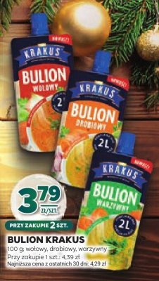Bulion Krakus wołowy 2L promocja w Stokrotka