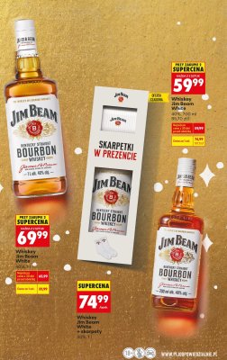 Whiskey Jim Beam White + skarpety promocja w Biedronka