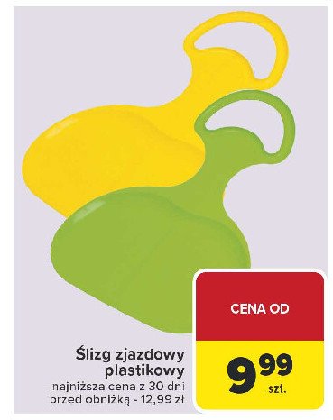 Ślizg zjazdowy promocja w Carrefour