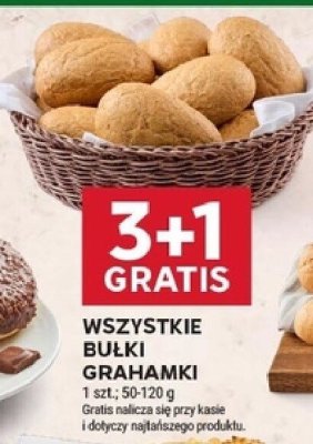 Wszystkie bułki grahamki promocja w Stokrotka