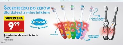Szczoteczka do z臋b贸w z minutnikiem Dr scott promocja