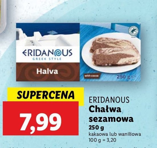 Chałwa waniliowa Eridanous promocja
