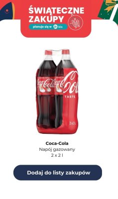 Napój gazowany 2 x 2 l promocja w Kaufland
