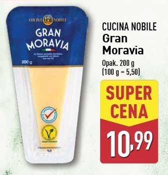 Ser gran moravia Cucina nobile promocja