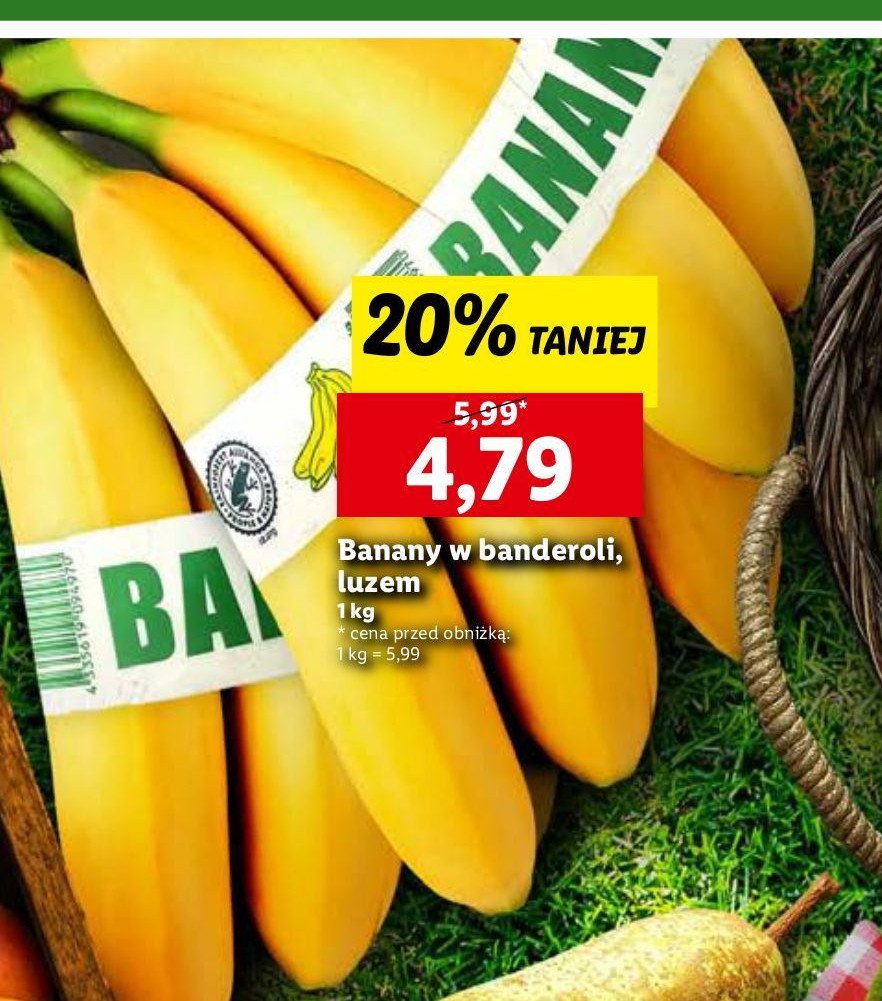 Banany promocja w Lidl