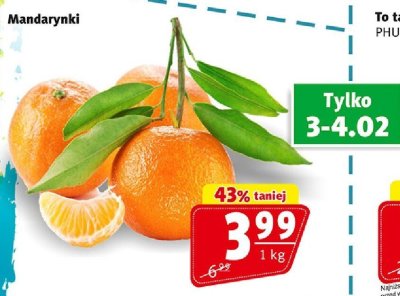 Mandarynki promocja w Prim Market