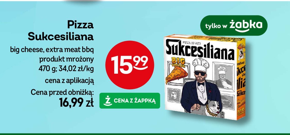 Pizza big cheese Sukcesiliana promocja w Żabka