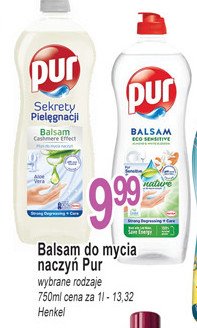 Balsam do naczy艅 pro nature migda艂 i bia艂y kwiat Pur balsam promocja