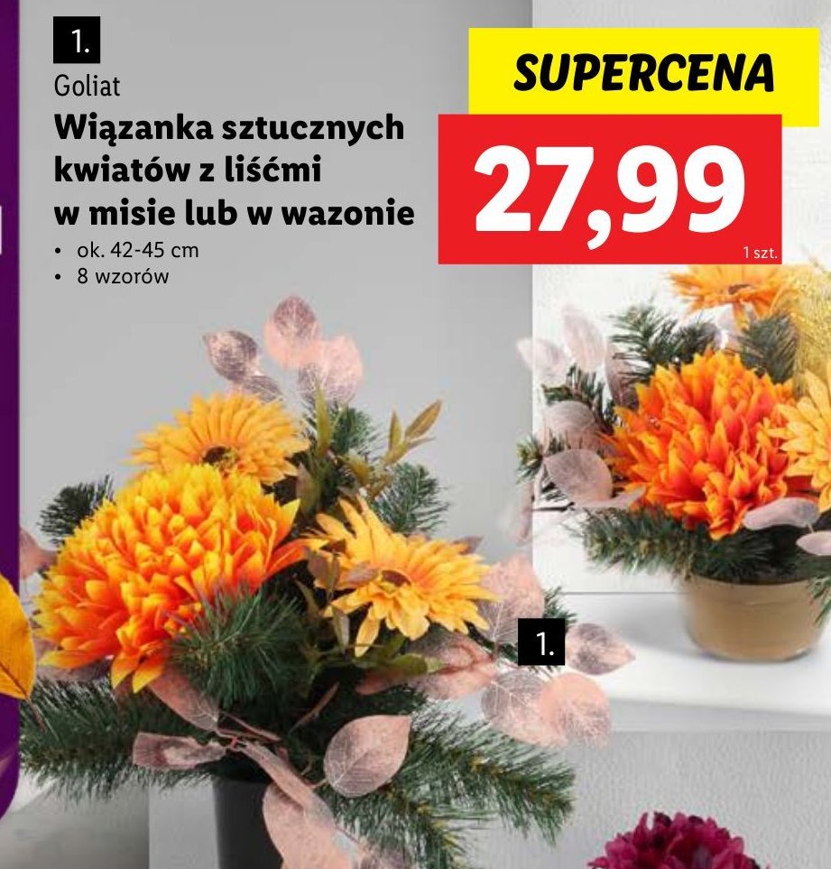 Wiązanka w misie Goliat promocja