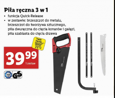 Piła ręczna 3w1 Powerfix promocja