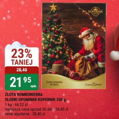 Złota bombonierka słodki upominek Kopernik 330 g promocja w bi1