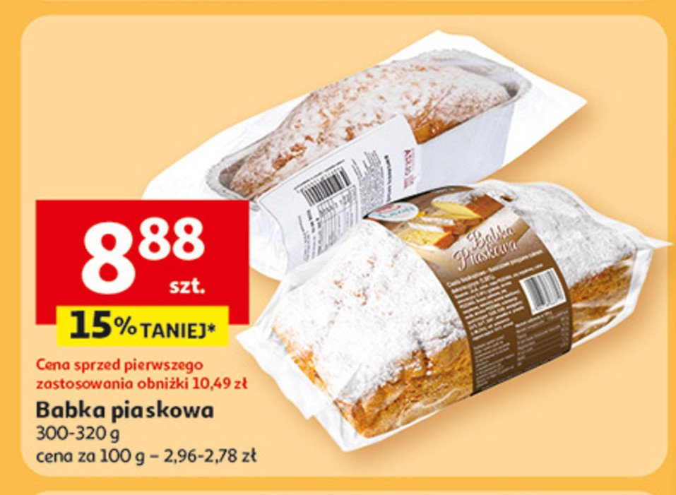 Babka piaskowa promocja w Auchan