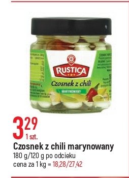 Czosnek z chili marynowany Wiodąca marka rustica promocja