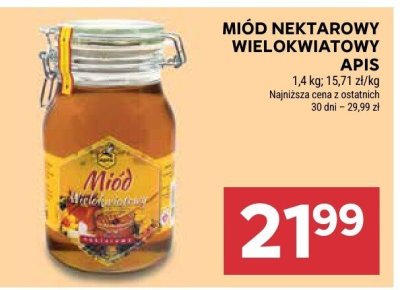 Miód nektarowy wielokwiatowy Apis promocja w Stokrotka