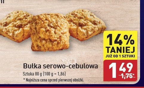 Bułka serowa z cebulą promocja