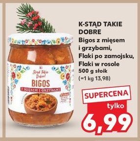 Flaki wołowe po zamojsku K-classic stąd takie dobre! promocja w Kaufland