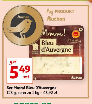 Ser bleu d'auvergne Auchan mmm! promocja